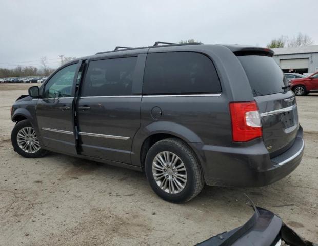2C4RC1CG1GR302345 - 2016 CHRYSLER TOWN & COU TOURING L GRAY photo 2