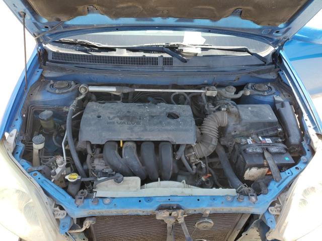 2T1KR32E17C645474 - 2007 TOYOTA COROLLA MA XR BLUE photo 11