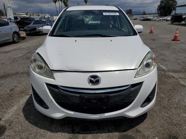 JM1CW2BL2C0101947 - 2012 MAZDA 5 WHITE photo 5