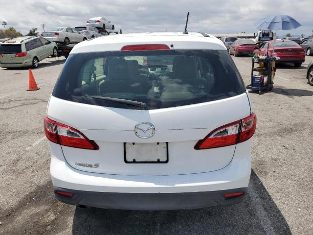 JM1CW2BL2C0101947 - 2012 MAZDA 5 WHITE photo 6