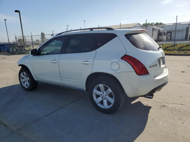 JN8AZ08T27W509379 - 2007 NISSAN MURANO SL WHITE photo 2