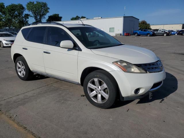 JN8AZ08T27W509379 - 2007 NISSAN MURANO SL WHITE photo 4