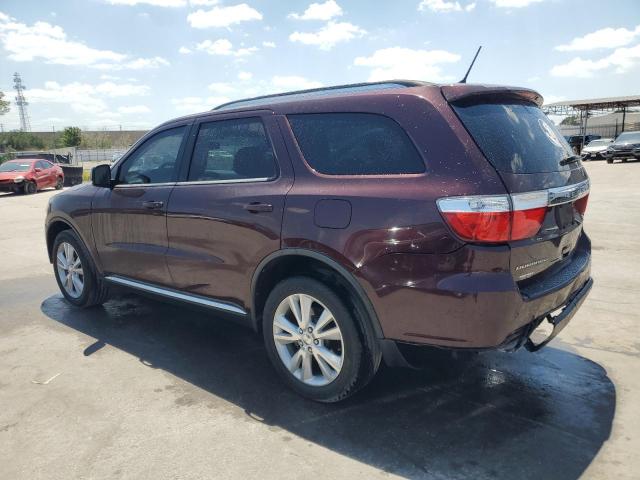 1C4RDHDG6CC204760 - 2012 DODGE DURANGO CREW BURGUNDY photo 2