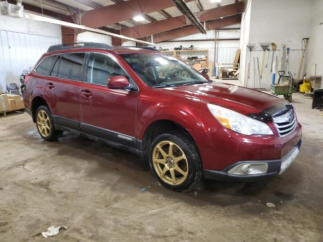 4S4BREKC6C2216104 - 2012 SUBARU OUTBACK 3.6R LIMITED BURGUNDY photo 4