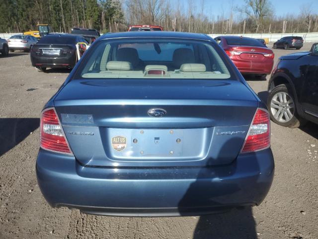 4S3BL626477205844 - 2007 SUBARU LEGACY 2.5I LIMITED BLUE photo 6