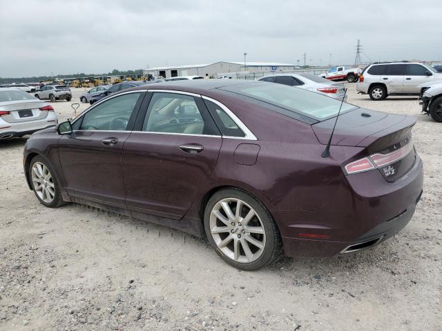 3LN6L2G95DR822425 - 2013 LINCOLN MKZ BURGUNDY photo 2