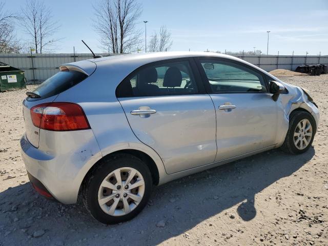 KNADM5A30C6091667 - 2012 KIA RIO LX SILVER photo 3