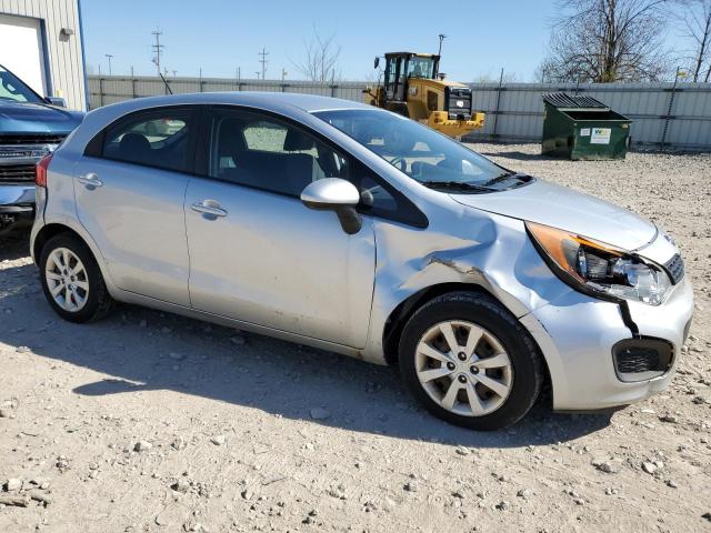 KNADM5A30C6091667 - 2012 KIA RIO LX SILVER photo 4