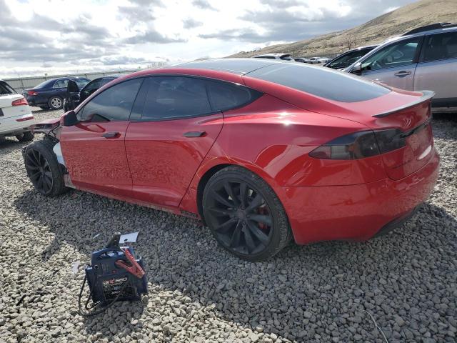 5YJSA1E43GF141843 - 2016 TESLA MODEL S RED photo 2