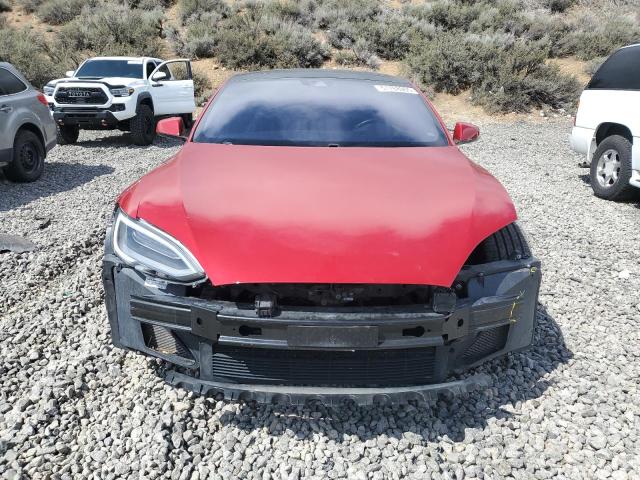 5YJSA1E43GF141843 - 2016 TESLA MODEL S RED photo 5