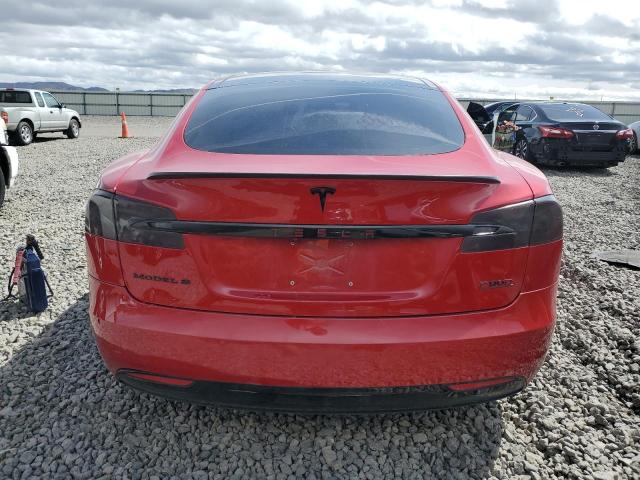 5YJSA1E43GF141843 - 2016 TESLA MODEL S RED photo 6