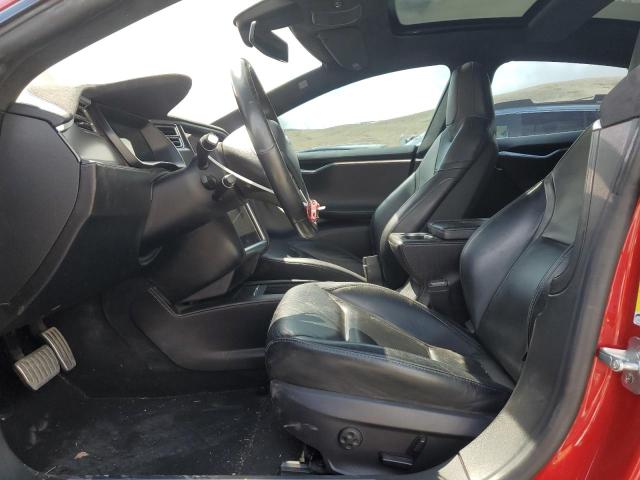 5YJSA1E43GF141843 - 2016 TESLA MODEL S RED photo 7
