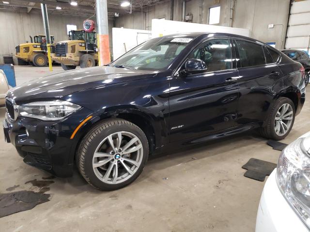 5UXKU2C55F0F96166 - 2015 BMW X6 XDRIVE35I BLUE photo 1