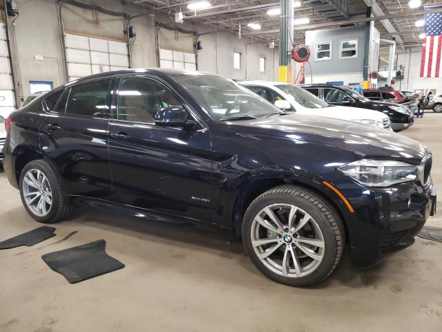 5UXKU2C55F0F96166 - 2015 BMW X6 XDRIVE35I BLUE photo 4