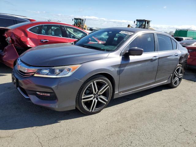 1HGCR2F56GA240970 - 2016 HONDA ACCORD SPORT GRAY photo 1