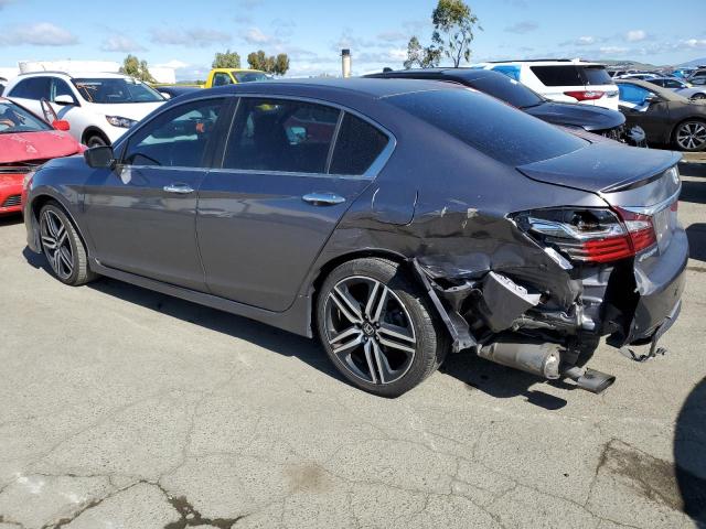 1HGCR2F56GA240970 - 2016 HONDA ACCORD SPORT GRAY photo 2