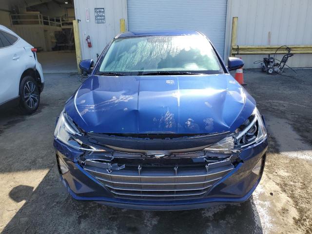 5NPD74LF0KH497397 - 2019 HYUNDAI ELANTRA SE BLUE photo 5