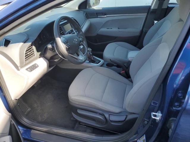 5NPD74LF0KH497397 - 2019 HYUNDAI ELANTRA SE BLUE photo 7