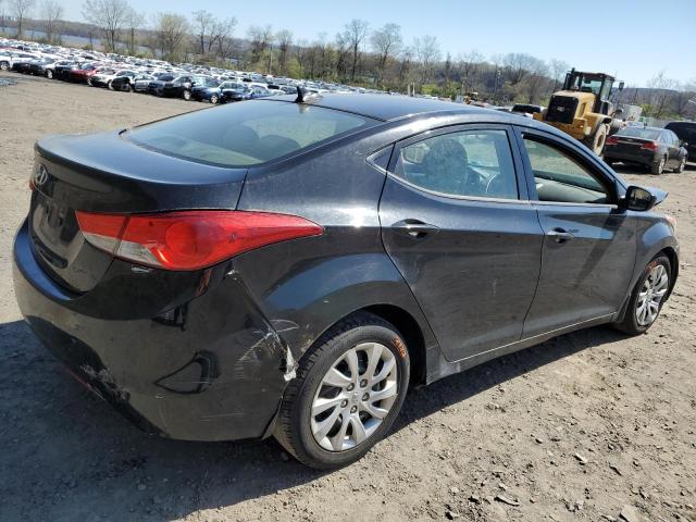 5NPDH4AE1DH229193 - 2013 HYUNDAI ELANTRA GLS BLACK photo 3