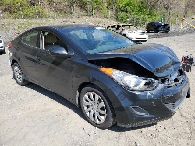 5NPDH4AE1DH229193 - 2013 HYUNDAI ELANTRA GLS BLACK photo 4