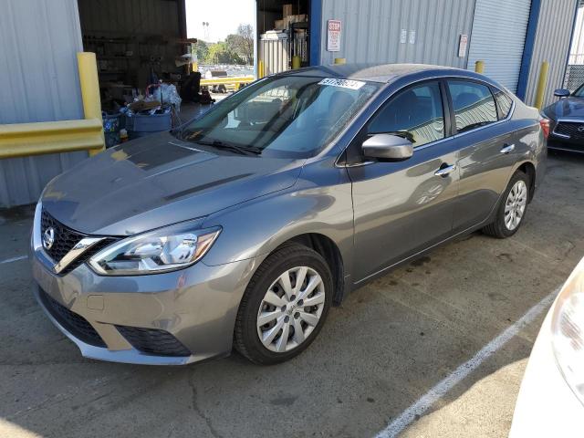 3N1AB7AP8GL653128 - 2016 NISSAN SENTRA S GRAY photo 1