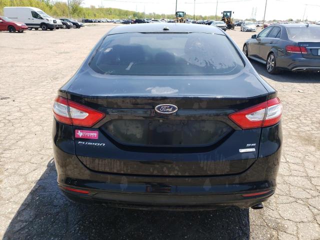 1FA6P0HD7F5117086 - 2015 FORD FUSION SE BLACK photo 6