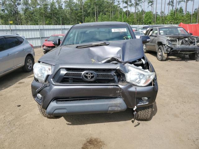 5TFJU4GN5EX060114 - 2014 TOYOTA TACOMA DOUBLE CAB PRERUNNER GRAY photo 5