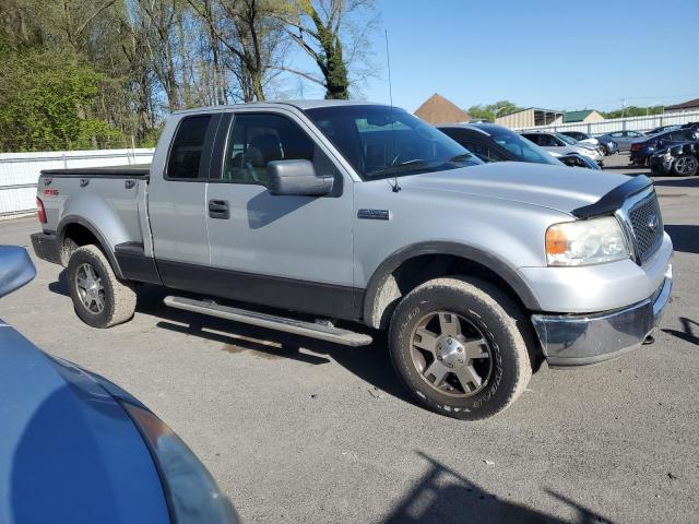 1FTPX04545KD07814 - 2005 FORD F150 SILVER photo 4