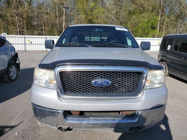 1FTPX04545KD07814 - 2005 FORD F150 SILVER photo 5