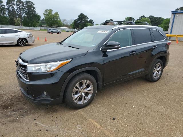 5TDKKRFH3FS085541 - 2015 TOYOTA HIGHLANDER XLE 黑色 照片 1