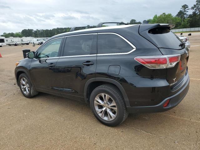 5TDKKRFH3FS085541 - 2015 TOYOTA HIGHLANDER XLE 黑色 照片 2