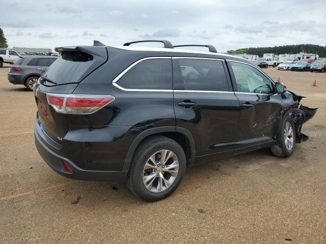 5TDKKRFH3FS085541 - 2015 TOYOTA HIGHLANDER XLE 黑色 照片 3