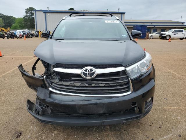 5TDKKRFH3FS085541 - 2015 TOYOTA HIGHLANDER XLE 黑色 照片 5