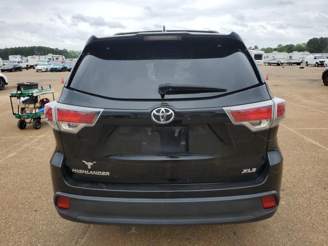5TDKKRFH3FS085541 - 2015 TOYOTA HIGHLANDER XLE 黑色 照片 6
