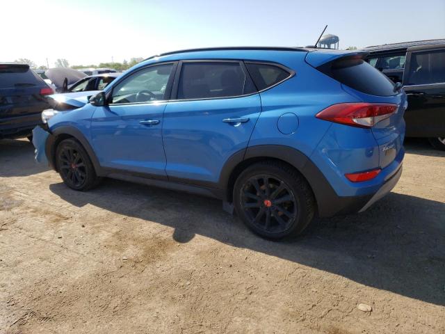 KM8J3CA23HU448682 - 2017 HYUNDAI TUCSON LIMITED BLUE photo 2