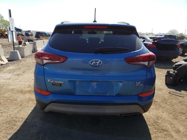 KM8J3CA23HU448682 - 2017 HYUNDAI TUCSON LIMITED BLUE photo 6