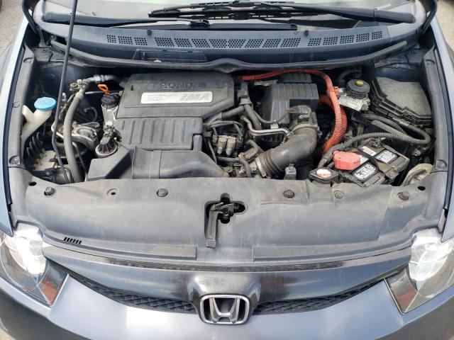 JHMFA36259S002764 - 2009 HONDA CIVIC HYBRID CHARCOAL photo 11