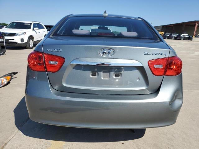 KMHDU4AD4AU009286 - 2010 HYUNDAI ELANTRA BLUE GRAY photo 6