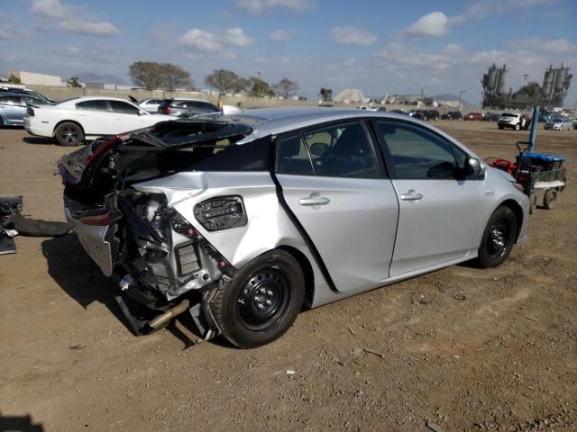 JTDKAMFPXN3201766 - 2022 TOYOTA PRIUS PRIM LE SILVER photo 3