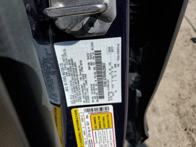 3LN6L5C90HR620847 - 2017 LINCOLN MKZ SELECT ლურჯი ფოტო 12