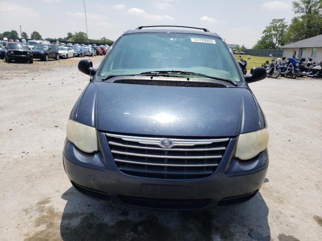 2A4GP54LX7R185177 - 2007 CHRYSLER TOWN & COU TOURING Mavi foto 5