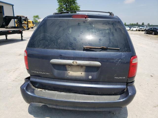 2A4GP54LX7R185177 - 2007 CHRYSLER TOWN & COU TOURING Mavi foto 6