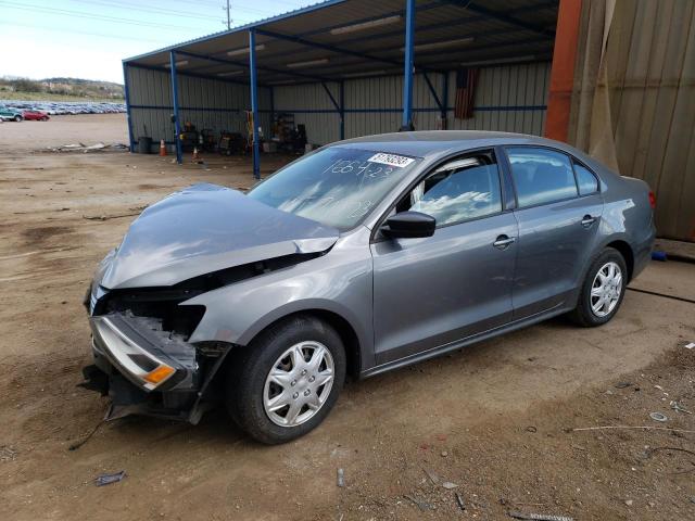 3VW2K7AJ0DM318235 - 2013 VOLKSWAGEN JETTA BASE 灰色 照片 1