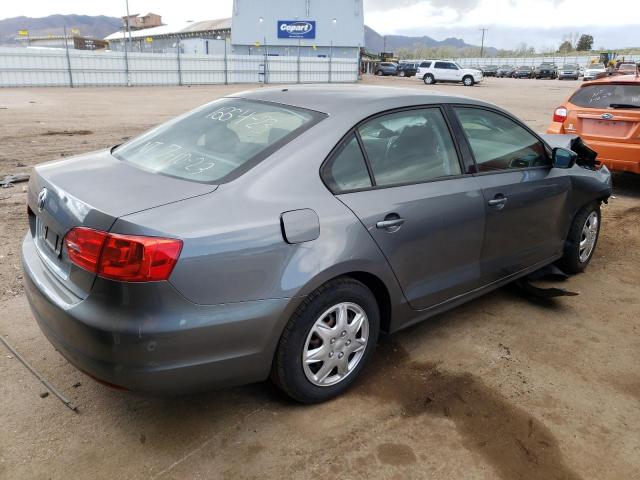 3VW2K7AJ0DM318235 - 2013 VOLKSWAGEN JETTA BASE 灰色 照片 3