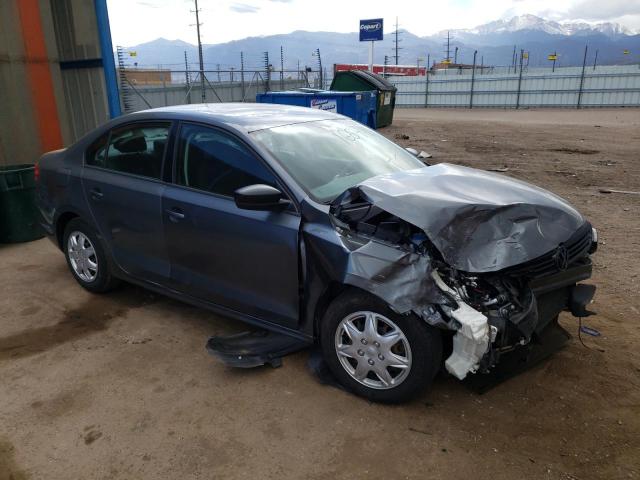 3VW2K7AJ0DM318235 - 2013 VOLKSWAGEN JETTA BASE 灰色 照片 4