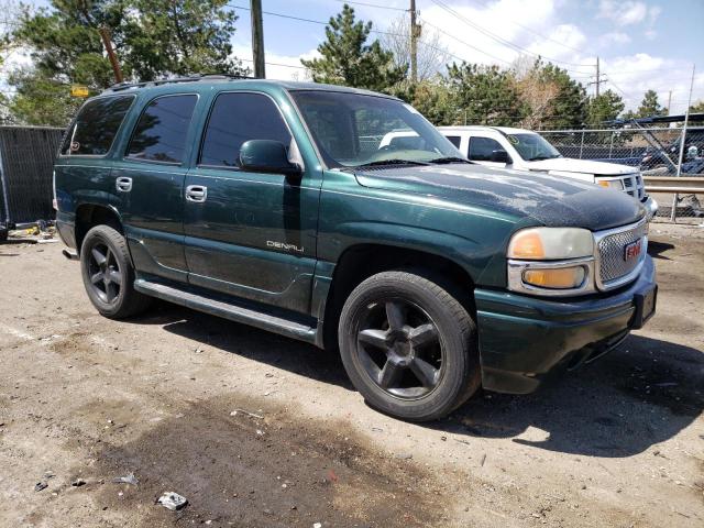 1GKEK63U51J276692 - 2001 GMC DENALI GREEN photo 4