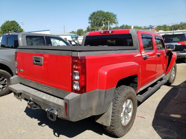 5GNEN13E098128824 - 2009 HUMMER H3T RED photo 4