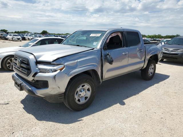 5TFAX5GNXJX117494 - 2018 TOYOTA TACOMA DOUBLE CAB GRAY photo 1