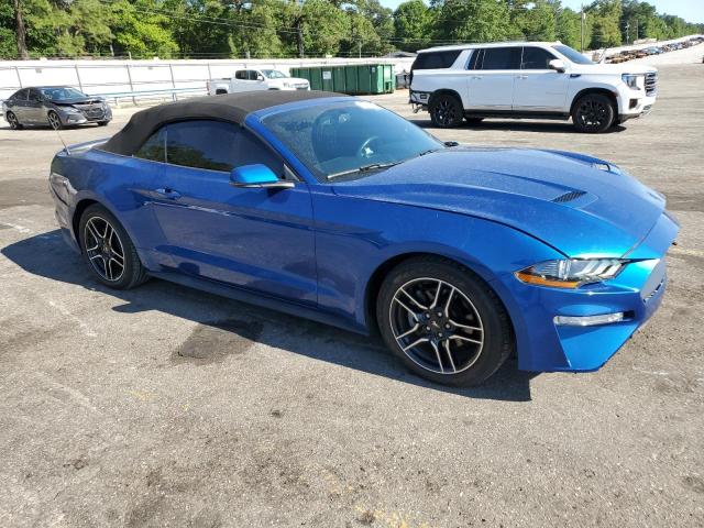 1FATP8UH8J5133591 - 2018 FORD MUSTANG BLUE photo 4