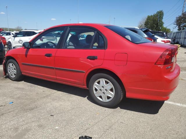1HGES16365L005346 - 2005 HONDA CIVIC DX VP Qırmızı foto 2